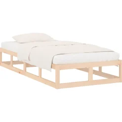 Rama łóżka 75x190 cm lite drewno