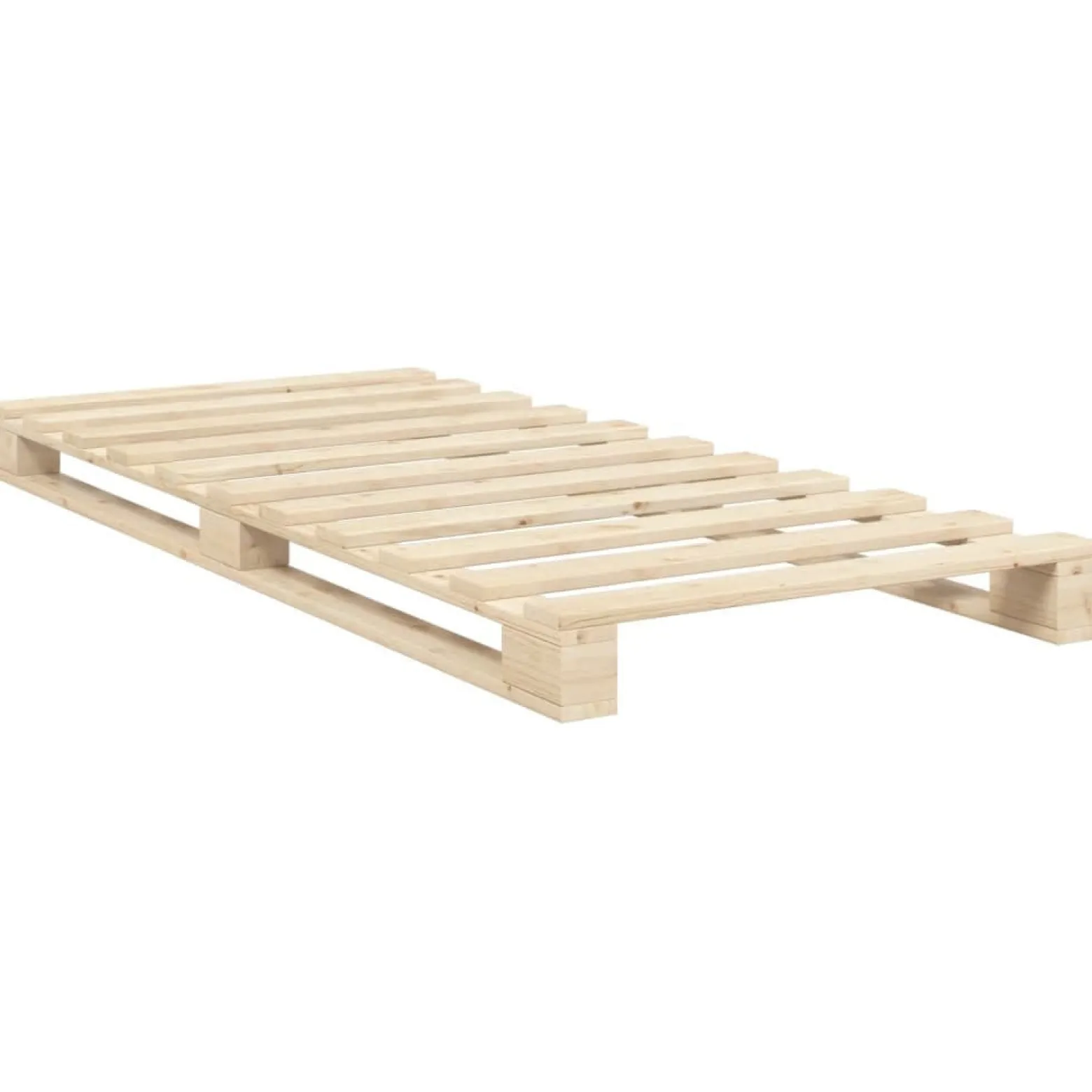 Rama łóżka z wezgłowiem 90x200 cm lite drewno sosnowe