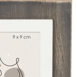 Ramka na 2 zdjęcia domek, stojąca, metal i MDF