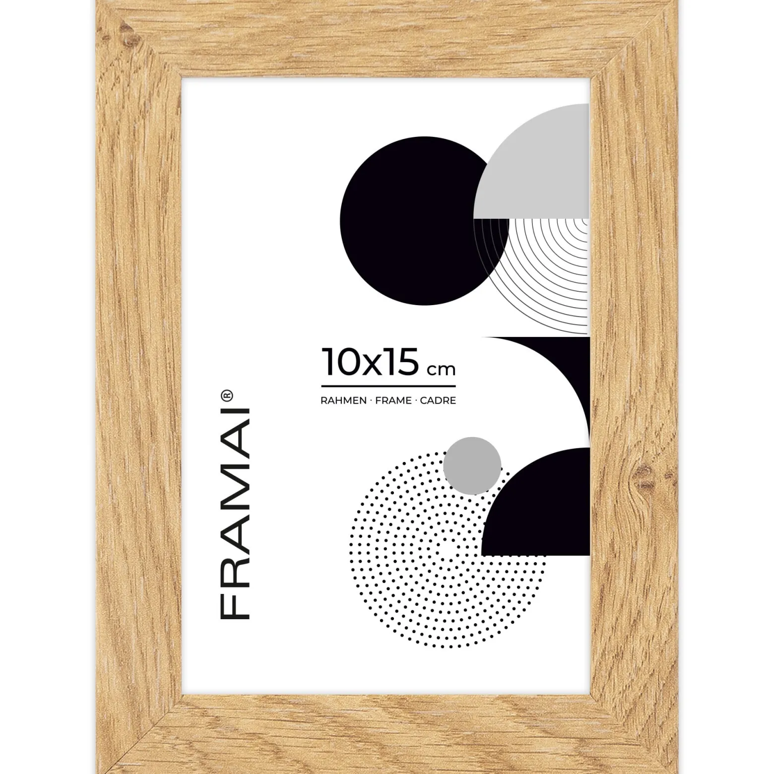 Ramka na zdjęcia 10x15 cm rama kolor dębowy ramki do zdjęć 15x10 cm FRAMAI®