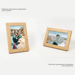 Ramka na zdjęcia 10x15 cm rama kolor dębowy ramki do zdjęć 15x10 cm FRAMAI®