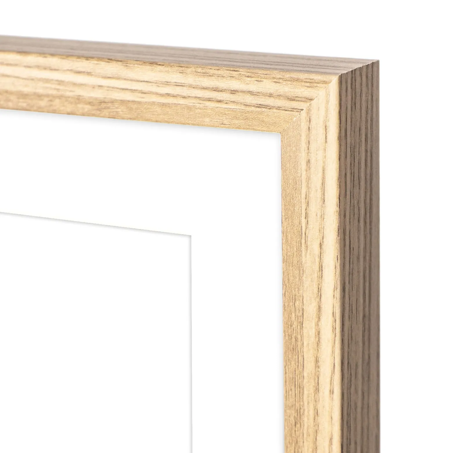 Ramka na zdjęcia 2x 15x21 3x 13x18 dębowa galeria na 5 zdjęć 40x50 FRAMAI