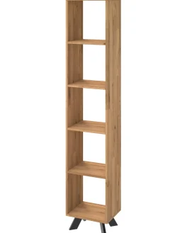 Regał dębowy TOLEDO BOX na książki i segregatory LOFT H5S1