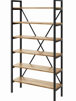 Regał Medium Industrial Loft na książki D6 190x60x30 cm