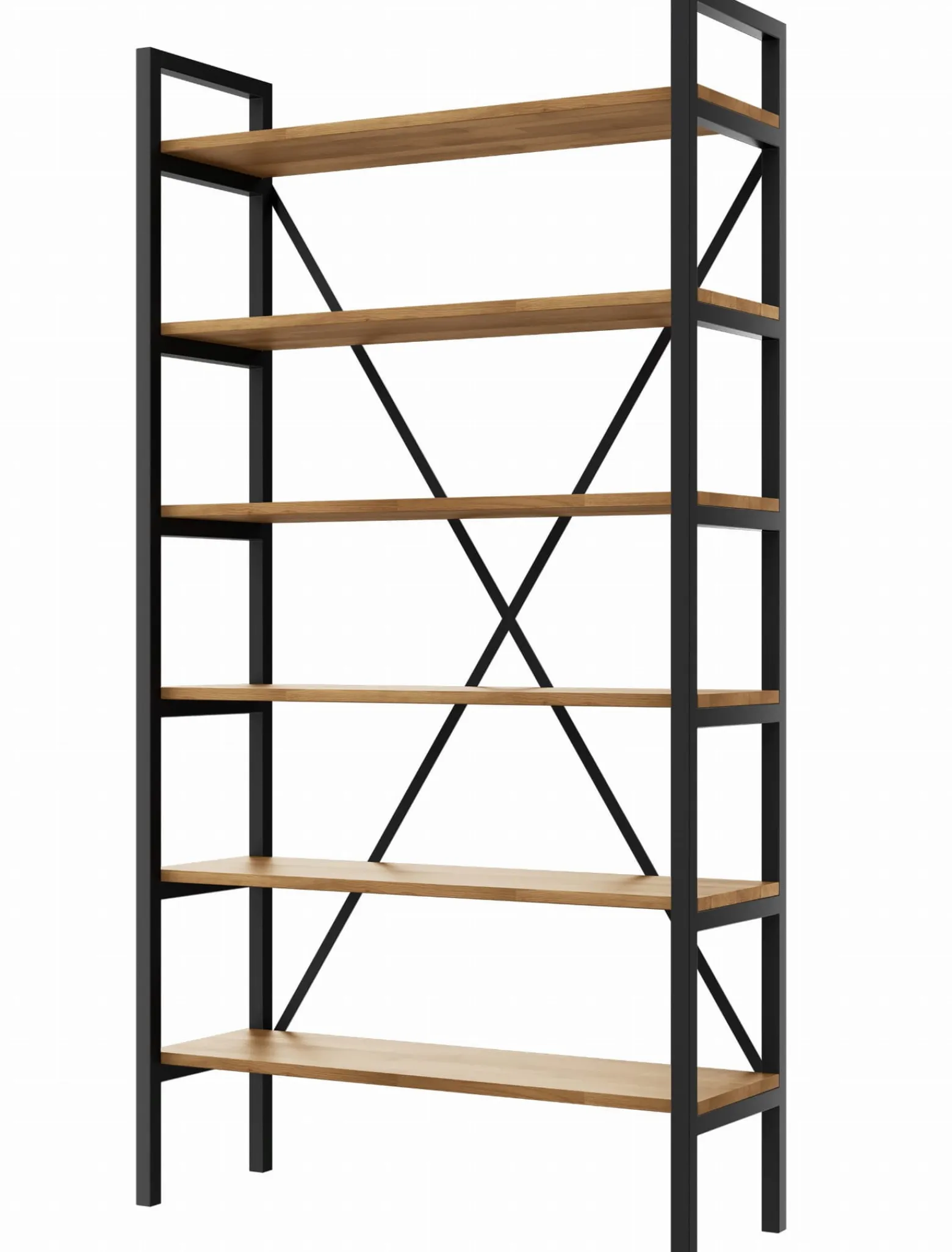 Regał Medium Industrial Loft na książki D6 190x60x30 cm