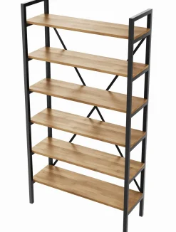 Regał Medium Industrial Loft na książki D6 190x60x30 cm