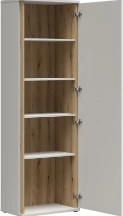 Regał Antonio 61 cm z drzwiami kaszmir/dąb coast evoke