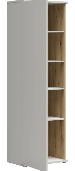 Regał Antonio 61 cm z drzwiami kaszmir/dąb coast evoke