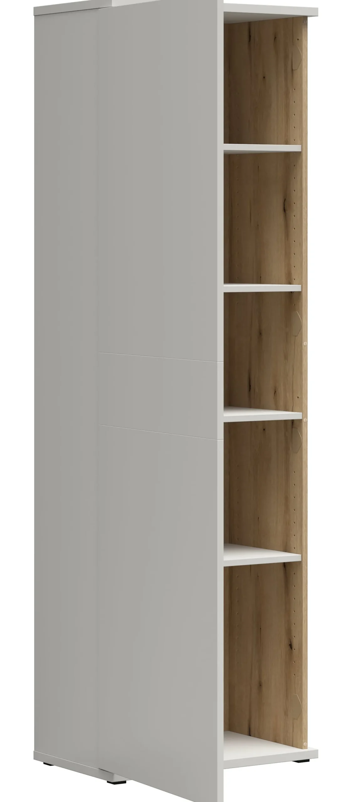 Regał Antonio 61 cm z drzwiami kaszmir/dąb coast evoke
