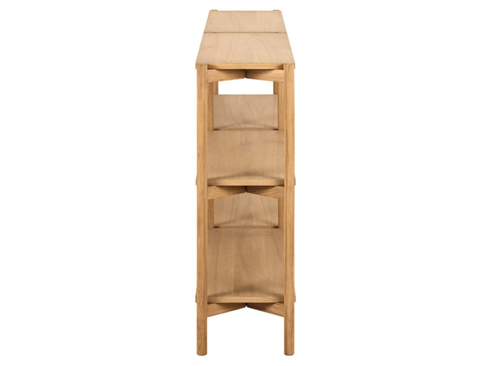 Regał Braidwood 169 cm z półkami dąb