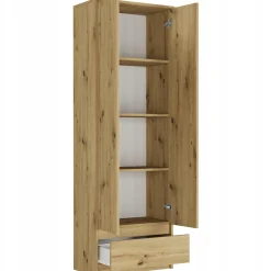 Regał 60 cm szafa 2 drzwi 1 szuflada FRAMIRE B-4 artisan
