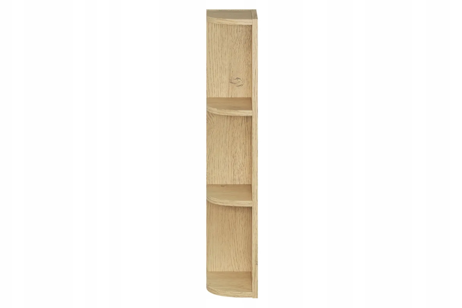 Regał DALIA 15x80 cm dąb Cremona otwarty narożny nowoczesny