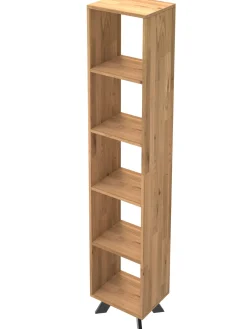 Regał dębowy TOLEDO BOX na książki i segregatory LOFT H5S1