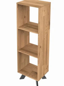 Regał dębowy TOLEDO BOX na książki i segregatory LOFT H3S1