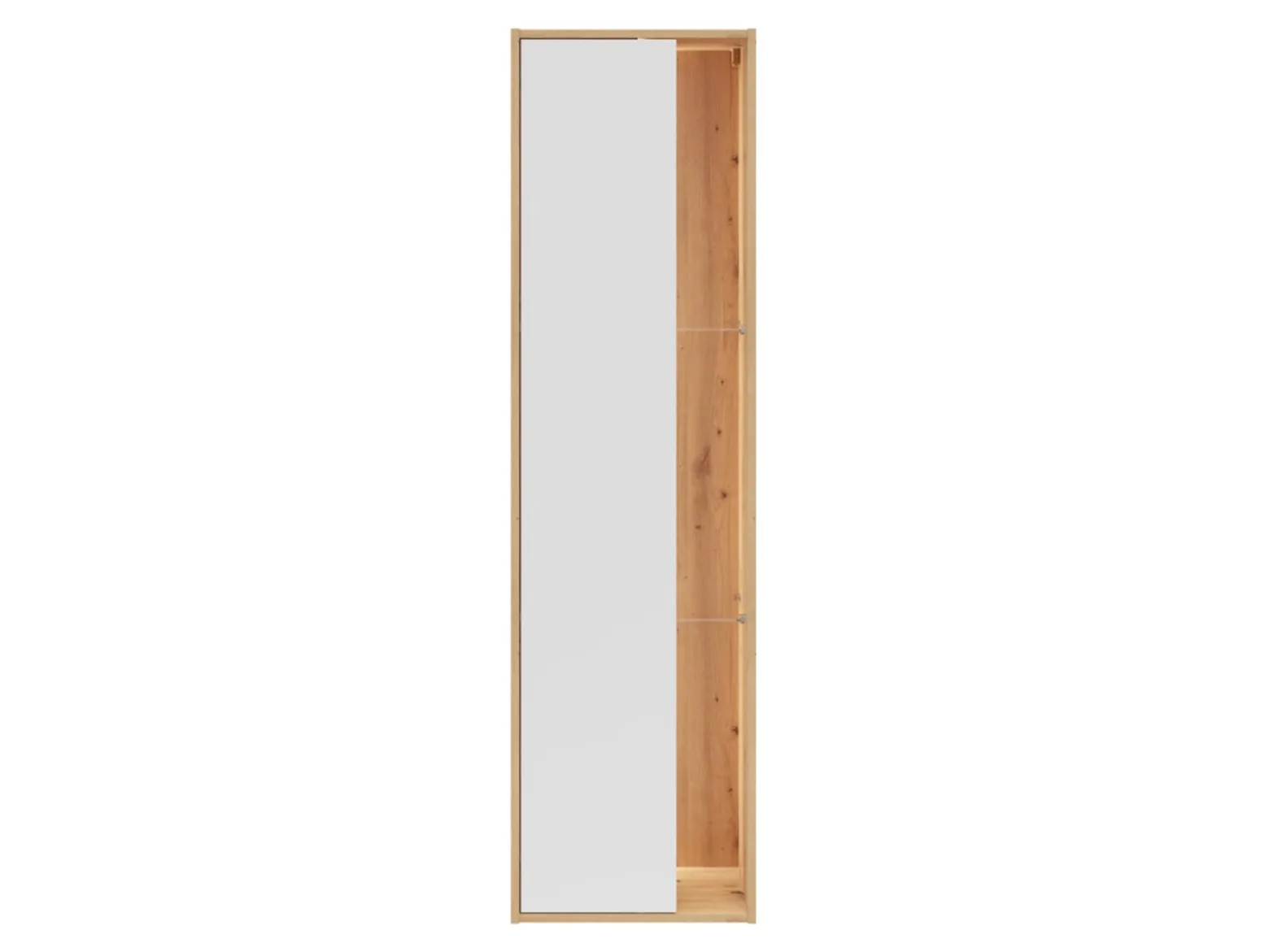 Regał Gap 52 cm z drzwiami i 3 półkami dąb artisan/biały