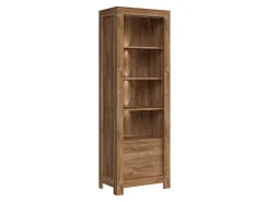 Regał Gent 68 cm z 2 szufladami i 4 półkami dąb stirling