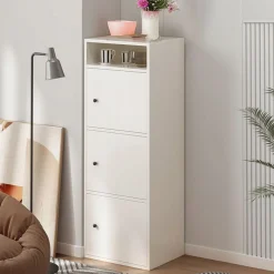 Regał industrialny stojący biały 138 cm