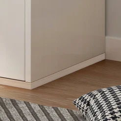 Regał industrialny stojący biały 138 cm