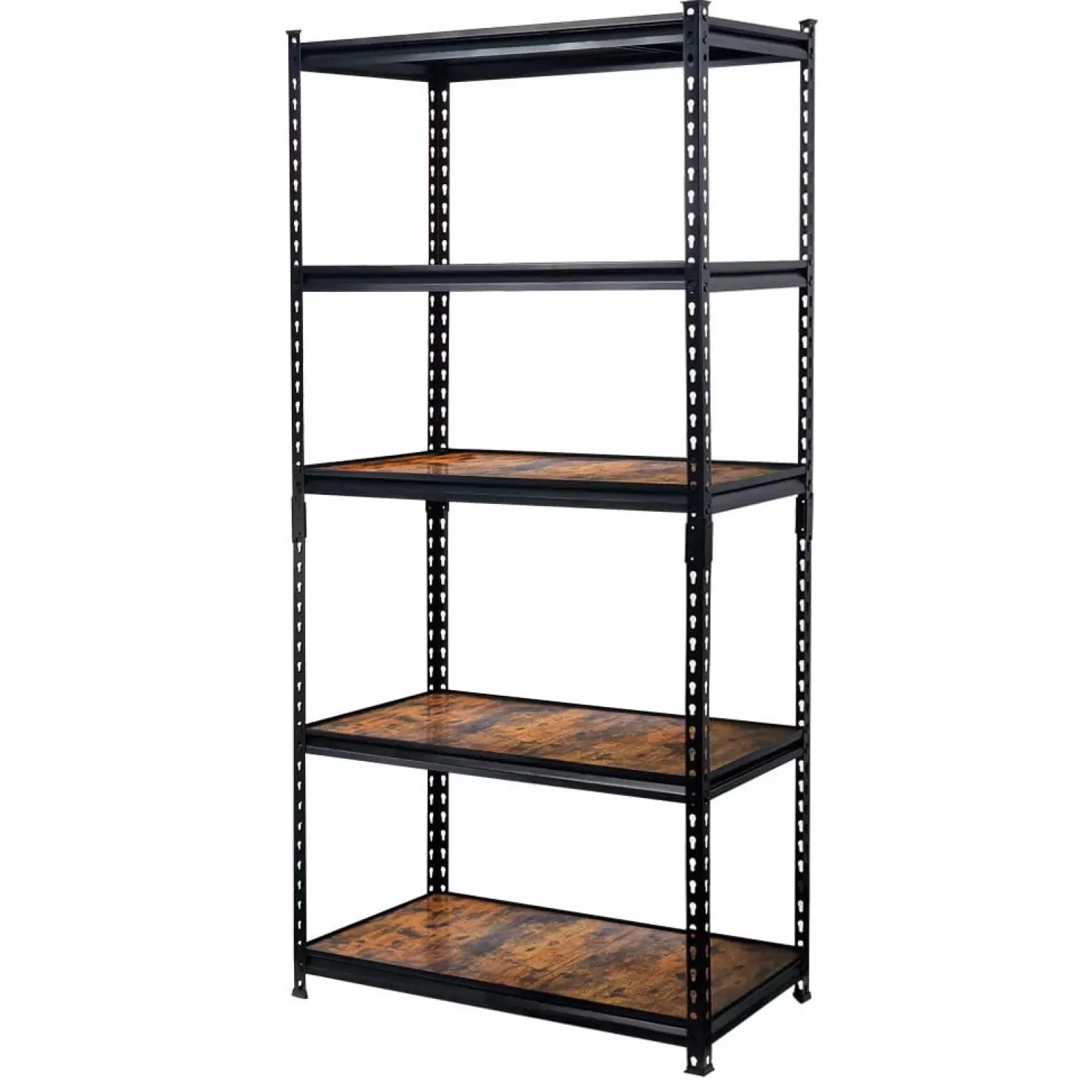 Regał Loftowy Industrialny Na Książki 2W1 5 Półek 180X90X40 Cm Mega-M