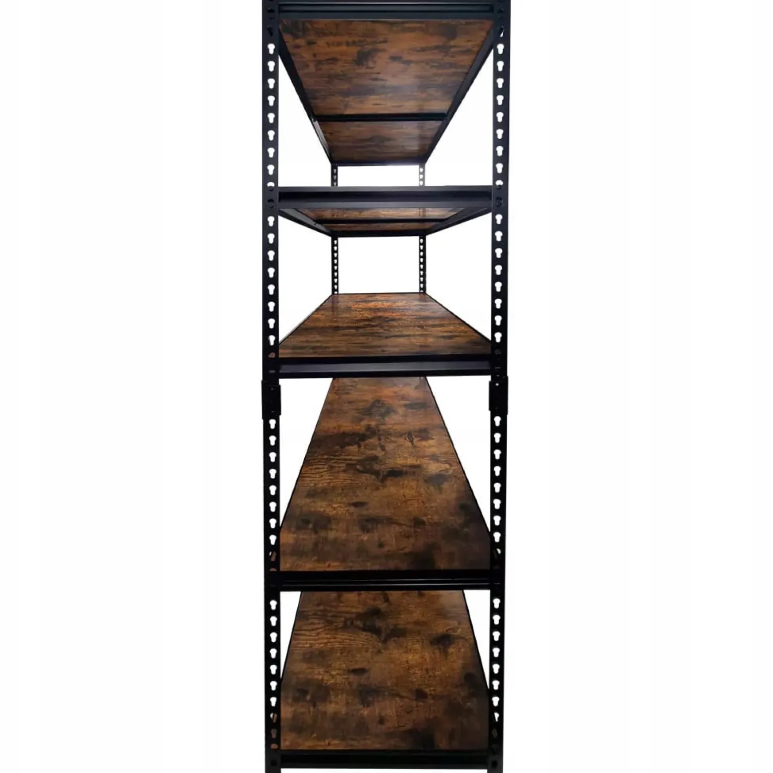 Regał Loftowy Industrialny Na Książki 2W1 5 Półek 180X90X40 Cm Mega-M