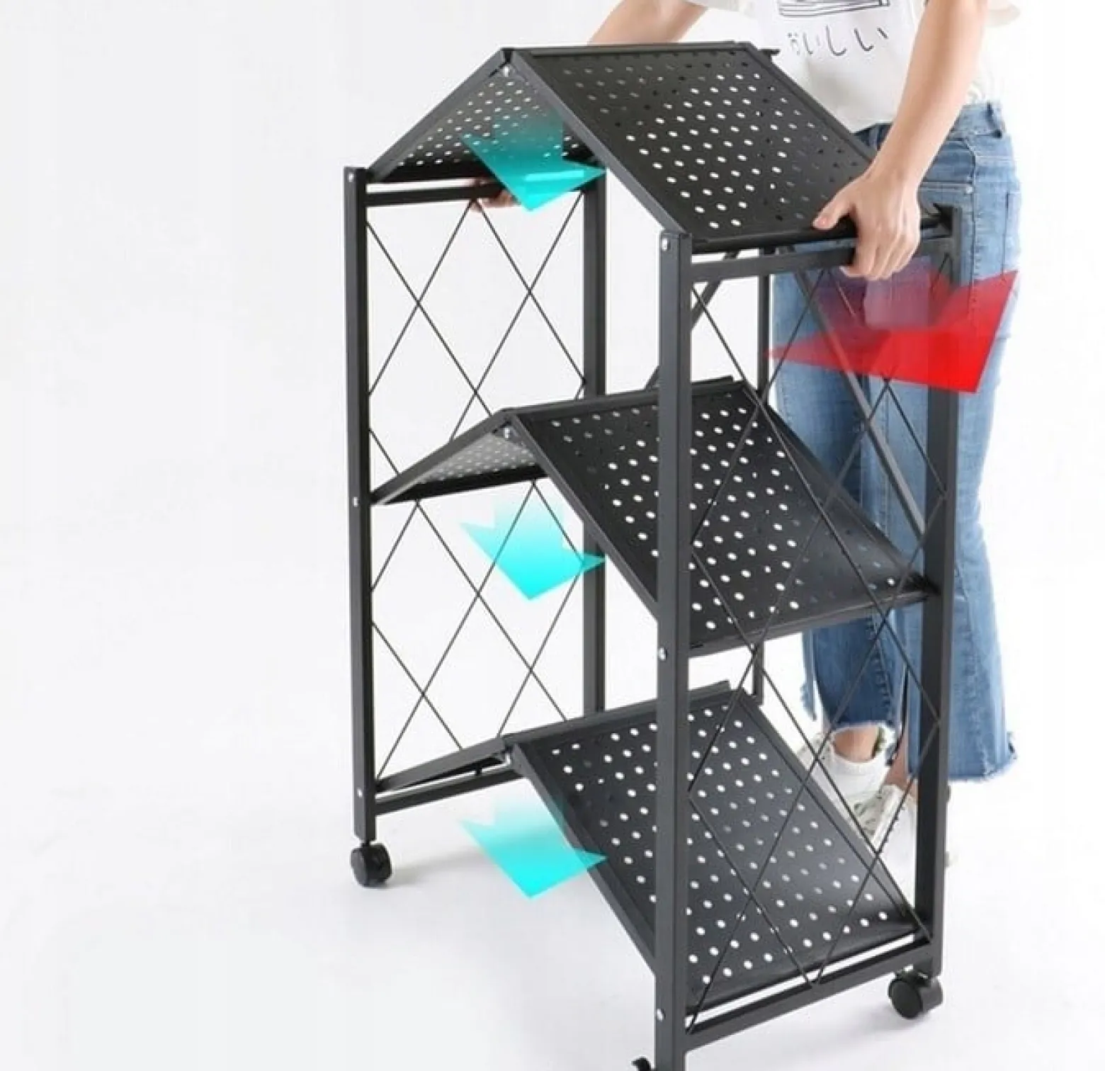 Regał Magazynowe FS003 CZARNY