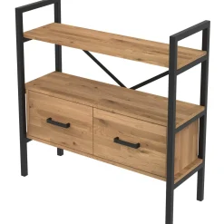 Regał Medium-Cabinet 100x80x30 cm LOFT z drzwiczkami K1-1