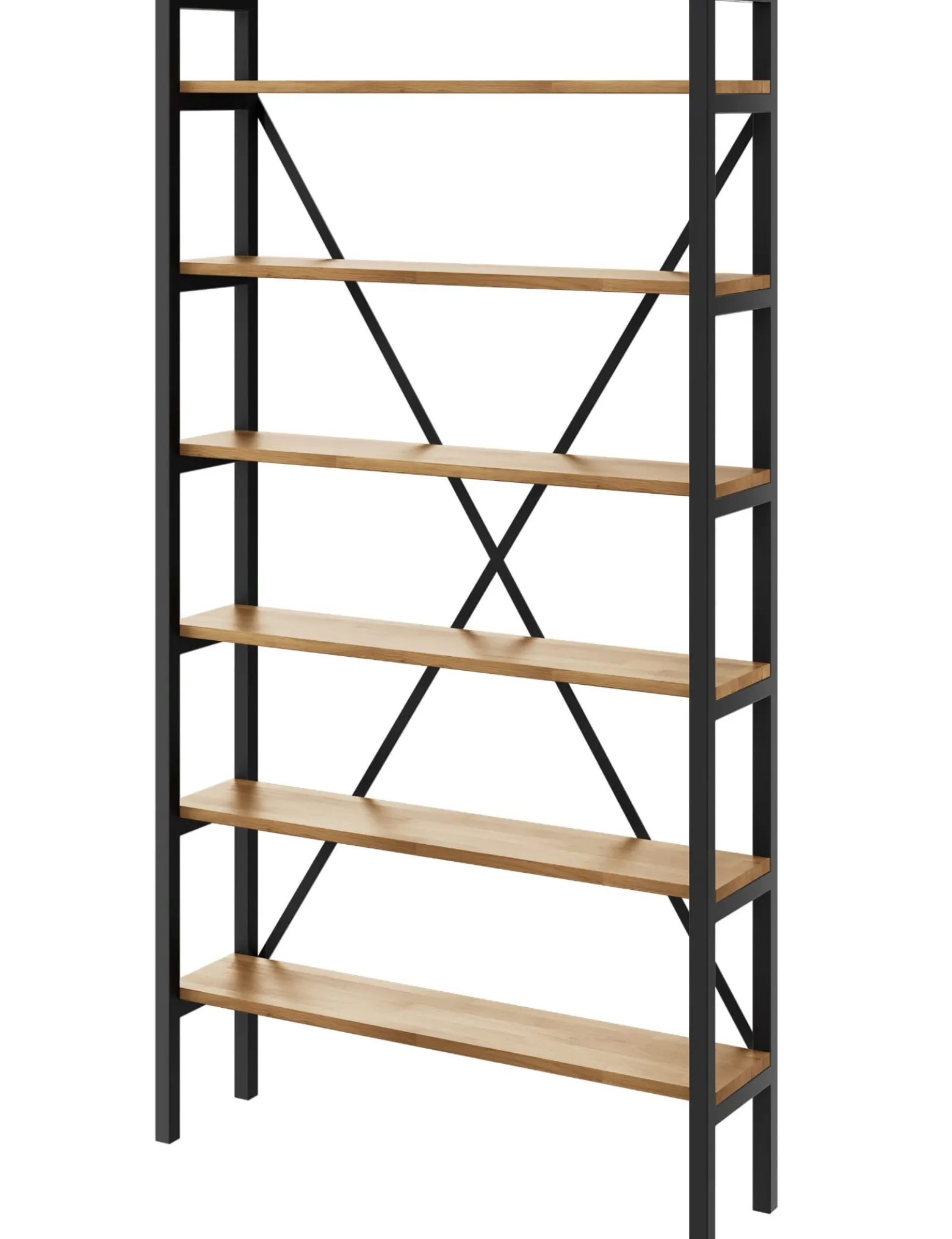 Regał Medium Industrial Loft na książki D6 190x60x40 cm