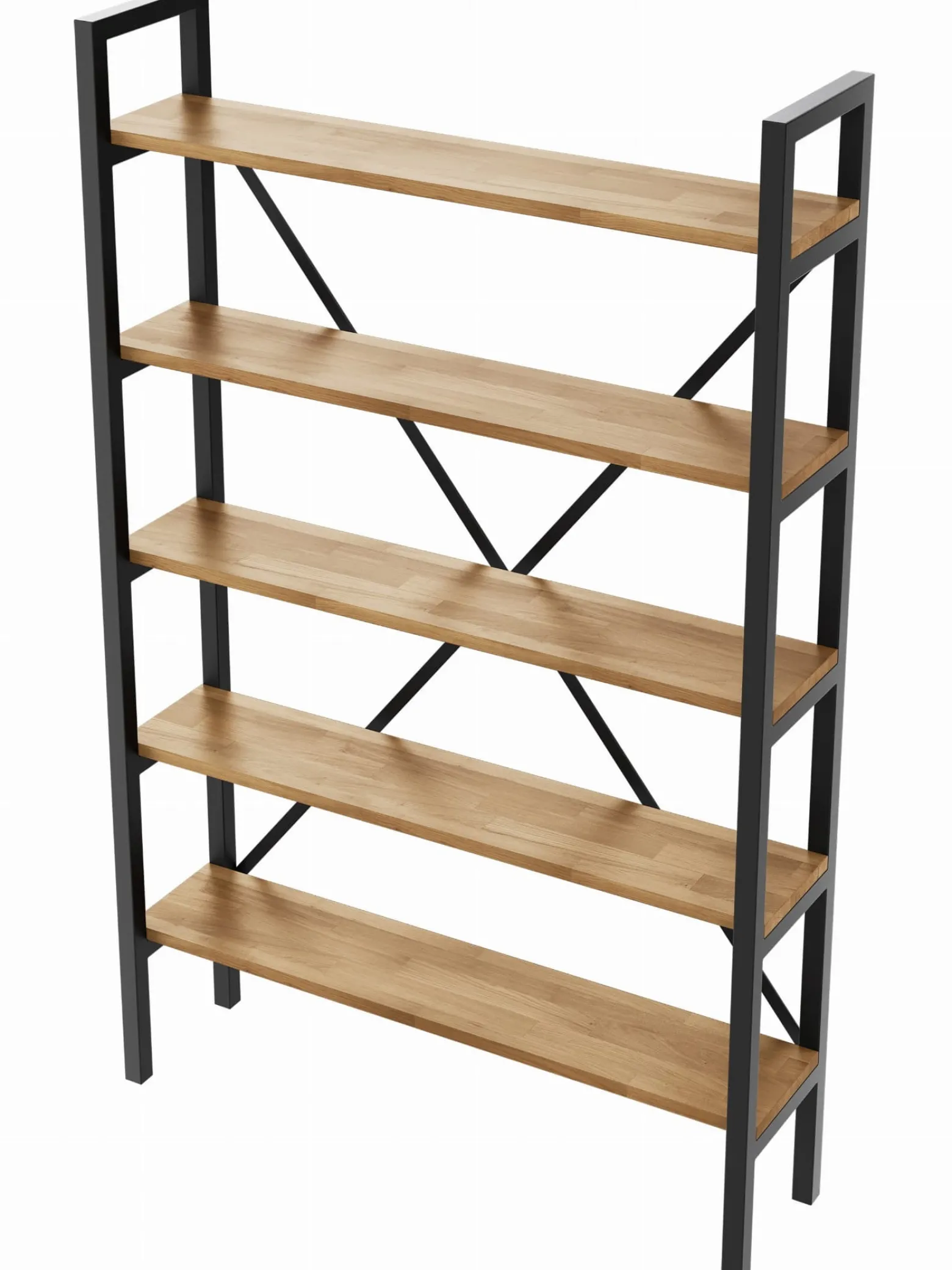 Regał Medium Industrial Loft na książki D5 160x60x20 cm
