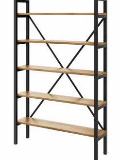 Regał Medium Industrial Loft na książki D5 160x60x20 cm