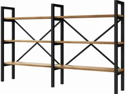 Regał Medium Industrial Loft na książki D3+R 100x160x20 cm