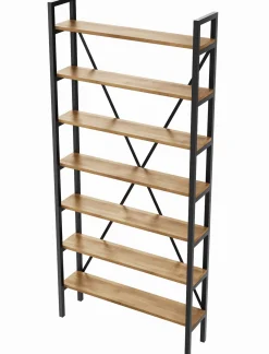 Regał Medium Industrial Loft na książki D7 220x60x20 cm