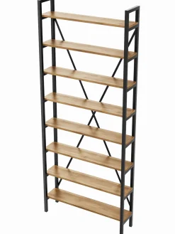 Regał Medium Industrial Loft na książki D8 245x60x40 cm