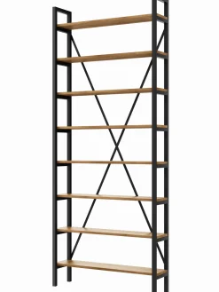 Regał Medium Industrial Loft na książki D8 245x60x40 cm