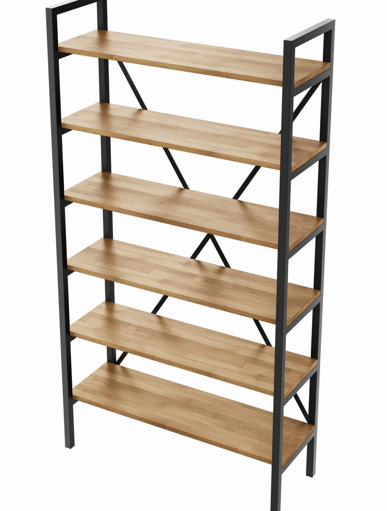 Regał Medium Industrial Loft na książki D6 190x60x30 cm