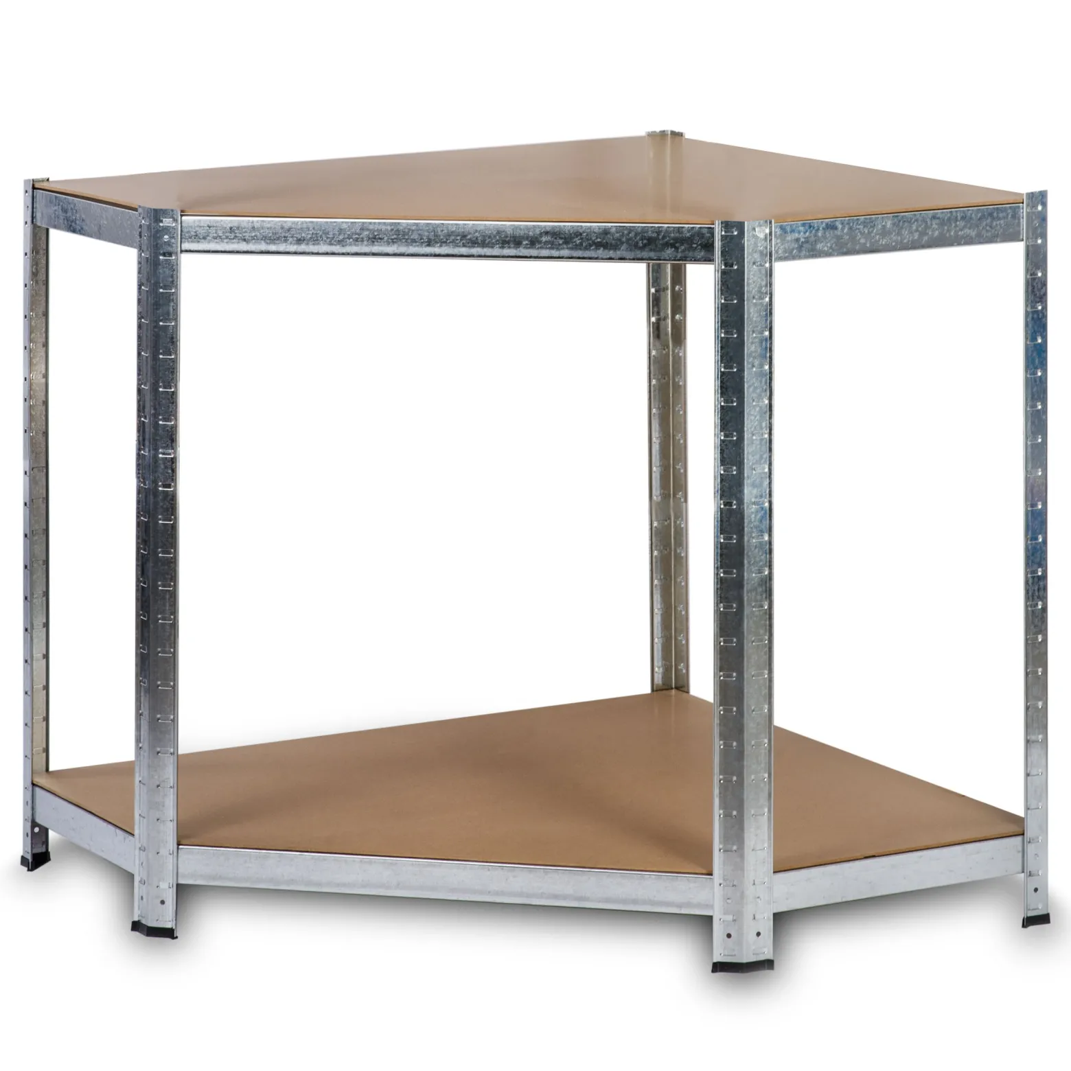 Regał metalowy magazynowy narożny 180x90x40 875kg Humberg