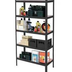 Regał metalowy magazynowy 5 półek 150x75x30 cm 625 kg