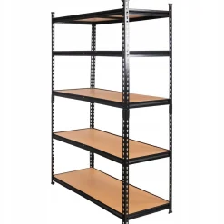 Regał Metalowy Magazynowy 180X90X40 Cm 2W1 5 Półek Garażowy 1375Kg Mega-M