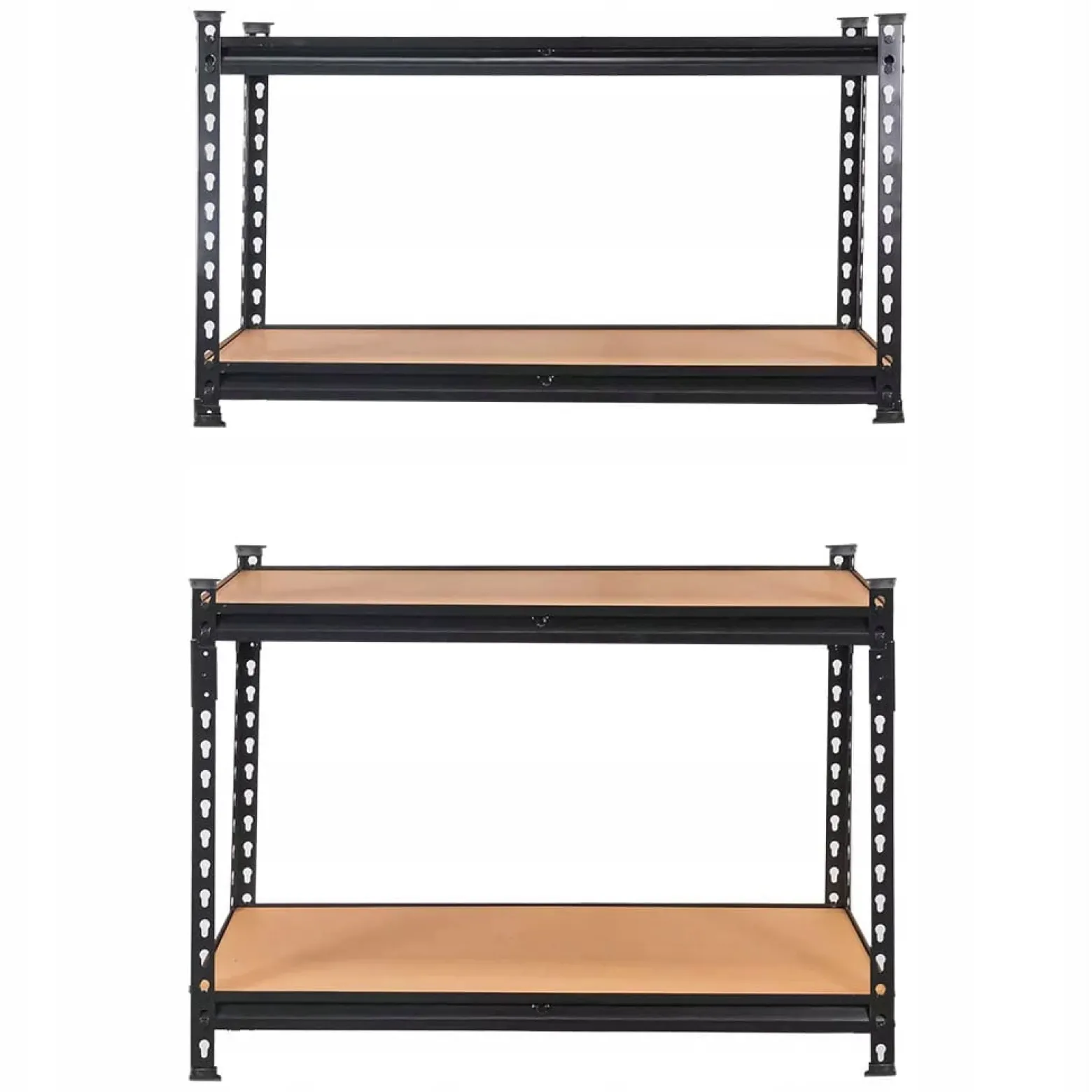 Regał Metalowy Magazynowy 180X90X40 Cm 2W1 5 Półek Garażowy 1375Kg Mega-M