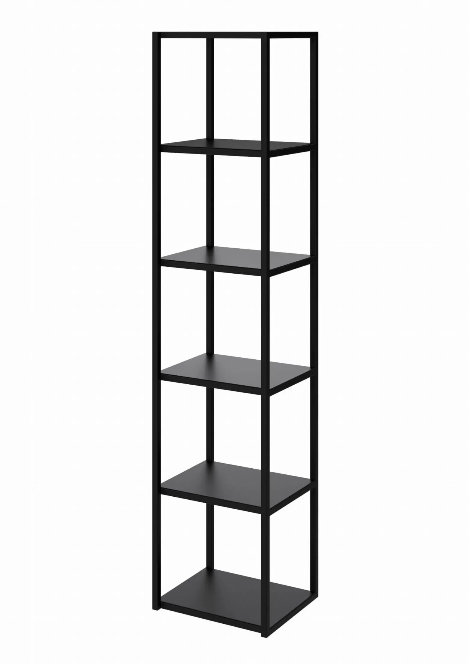 Regał metalowy STEEL BOX 177x40x30/34 na książki i segregatory LOFT