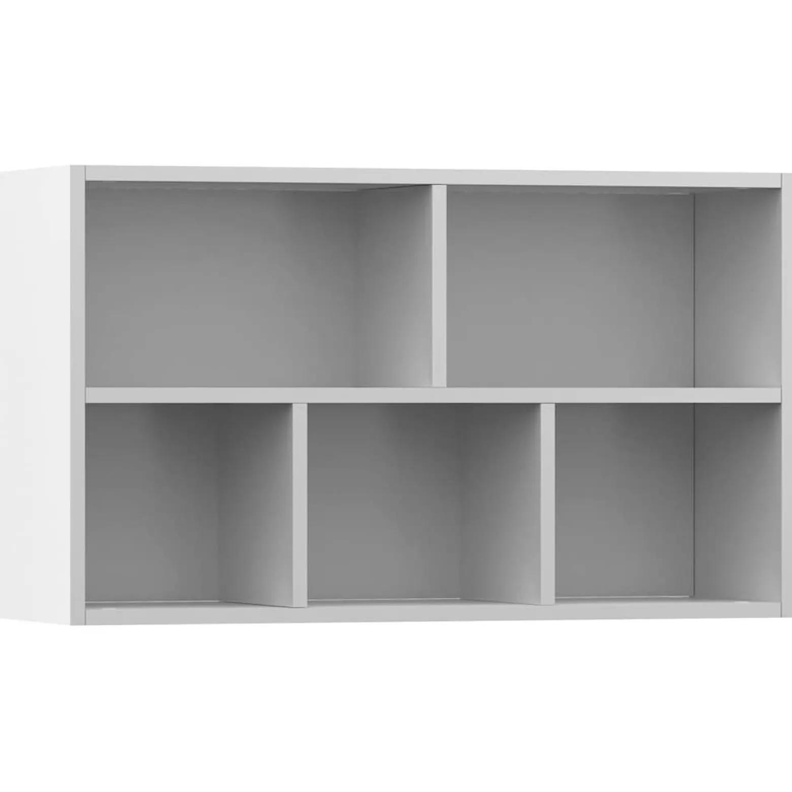 Regał na książki Biały Materiał drewnopochodny vidaXL
