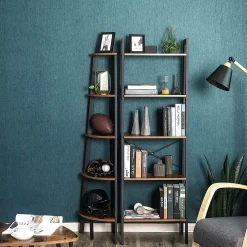 Regał na Książki Półka Drabinka Industrialny Loft Rustykalny