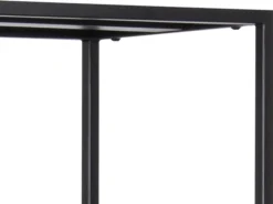 Regał Newcastle 69 cm z półkami czarny