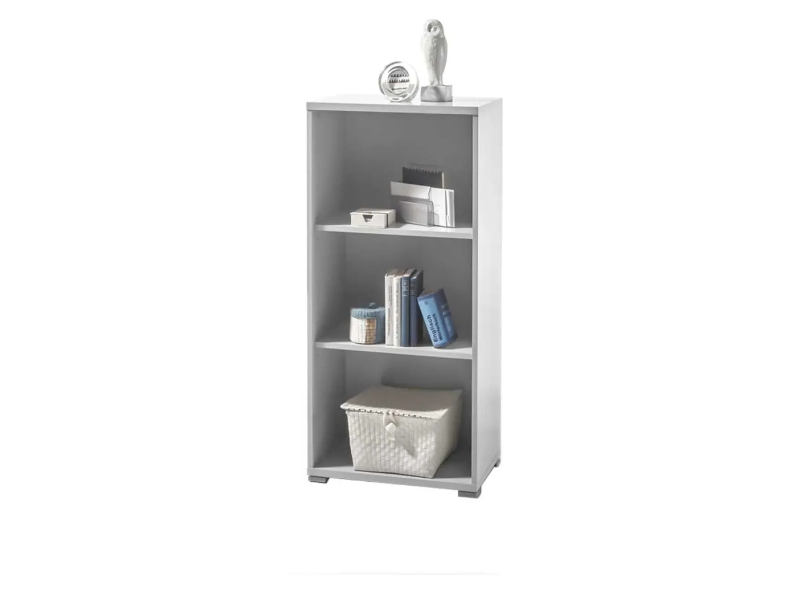Regał Office Lux 53 cm z 2 półkami szary