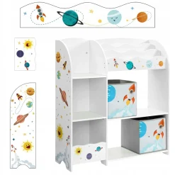 Regał półka do pokoju dziecięcego 93x30x100 organizer