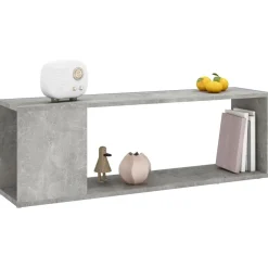 Regał Rtv Szary Mat Nowoczesny Salon 100x24x32cm