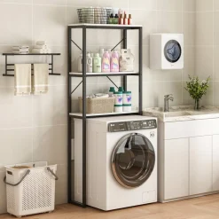 Regał szafka łazienkowa nad pralkę toaletę loft industrialny półki 160 cm