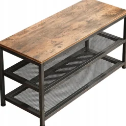 Regał szafka na buty siedziskiem duża półka industrialna loft retro 73 cm