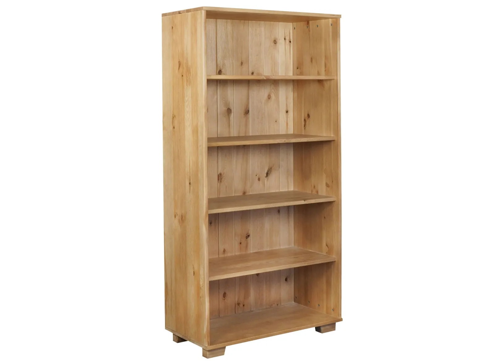 Regał z drewna litego I NATURAL WOOD, kolor dębowy