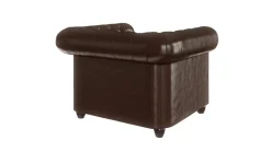 Ropez Chesterfield York fotel pikowany ekoskóra Mg 14