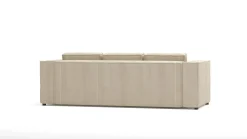 Ropez Cloe sofa 3 osobowa bez funkcji tkanina sztruks beż